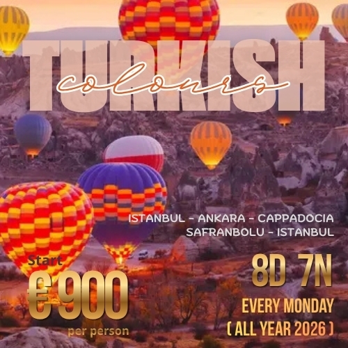 Turkish Colours  8D 7N